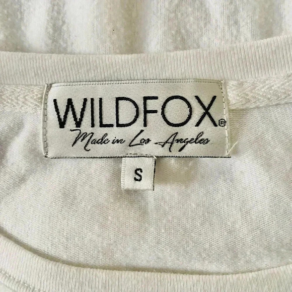 WILDFOX | White BBJ Candy Cane Martini Sweatshirt Size Small - Picture 6 of 7